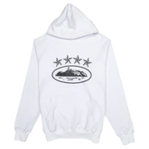 Corteiz 4Starz Alcatraz Hoodie White